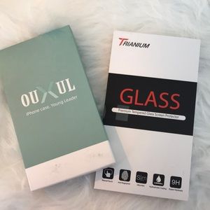 Otto phone case and 2 screen protectors for iPhone XR